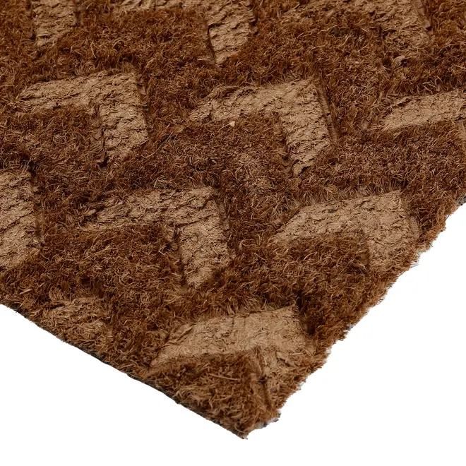 CAPACHO 40 CM X 60 CM MARQUETERIE - NATURAL - Foto 5