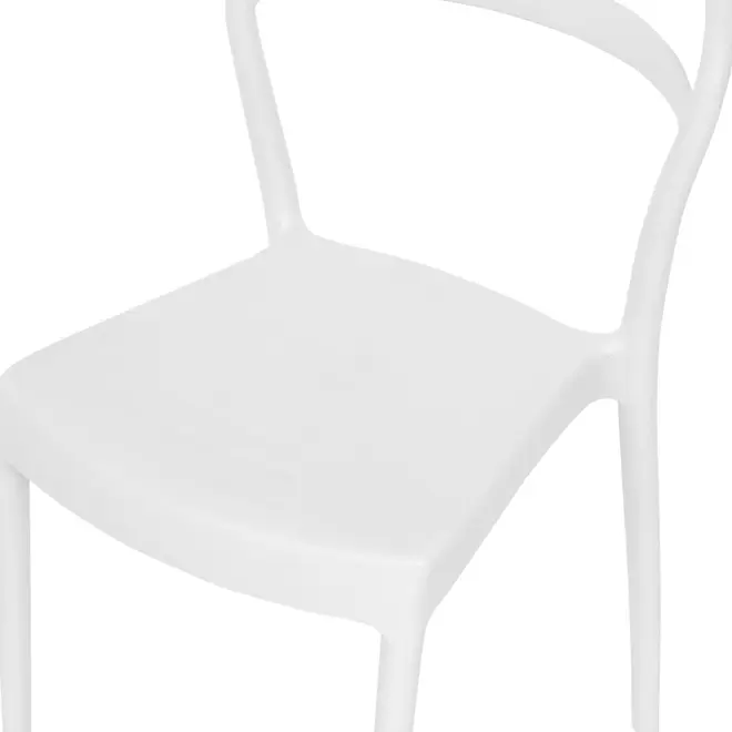 CADEIRA DE COZINHA EMPILHÁVEL THONIX - BRANCO - Foto 6
