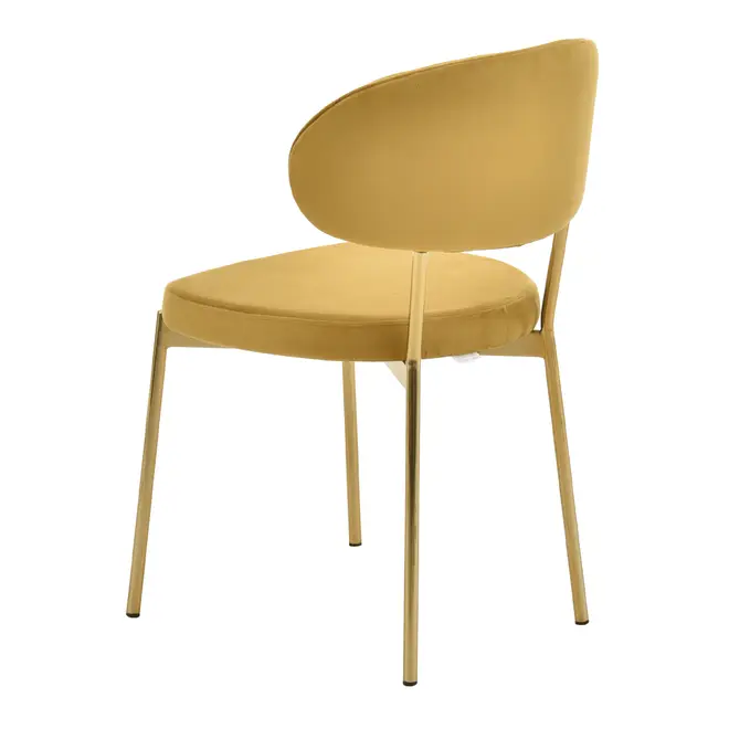 CADEIRA DE JANTAR DAISY - OURO/DOURO - Foto 4