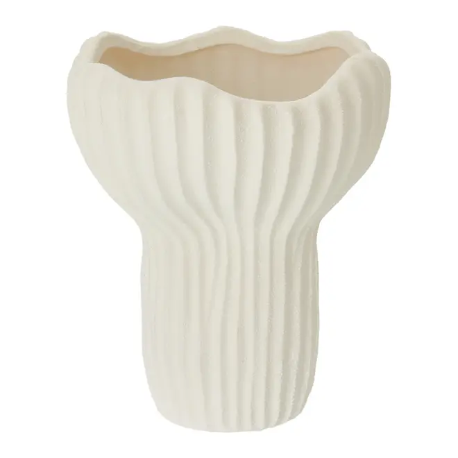 VASO 19 CM ÉVEIL - OFF WHITE - Foto 2