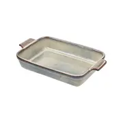 TRAVESSA REFRATÁRIA 22 CM X 14 CM TASTY - LODEN GREEN/MARROM - Foto 3