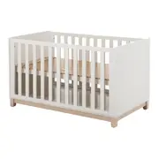 BERÇO 70 CM 2 EM 1 - BERÇO/MINICAMA DULCE - BRANCO/NATURAL WASHED - Foto 4