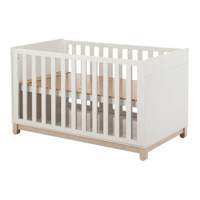 BERÇO 70 CM 2 EM 1 - BERÇO/MINICAMA DULCE - BRANCO/NATURAL WASHED - Foto 4