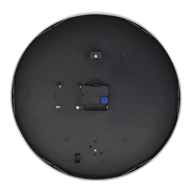 RELÓGIO PAREDE 36 CM AL-BRUSHED - ALUMÍNIO/PRETO - Foto 3