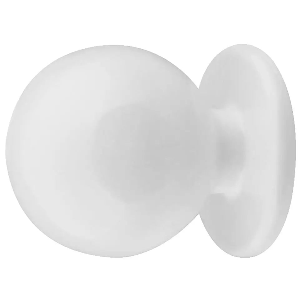 PUXADOR CENTRAL ORBY - BRANCO - Foto 1