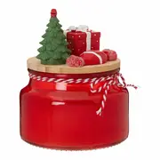 ÁRVORE VELA POTE 12 CM SANTA ROCKS - TERRACOTA/MUSGO - Foto 4