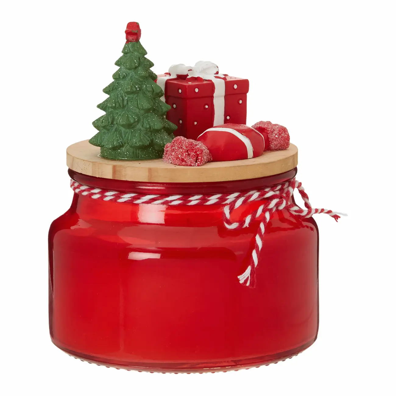 ÁRVORE VELA POTE 12 CM SANTA ROCKS - TERRACOTA/MUSGO - Foto 4