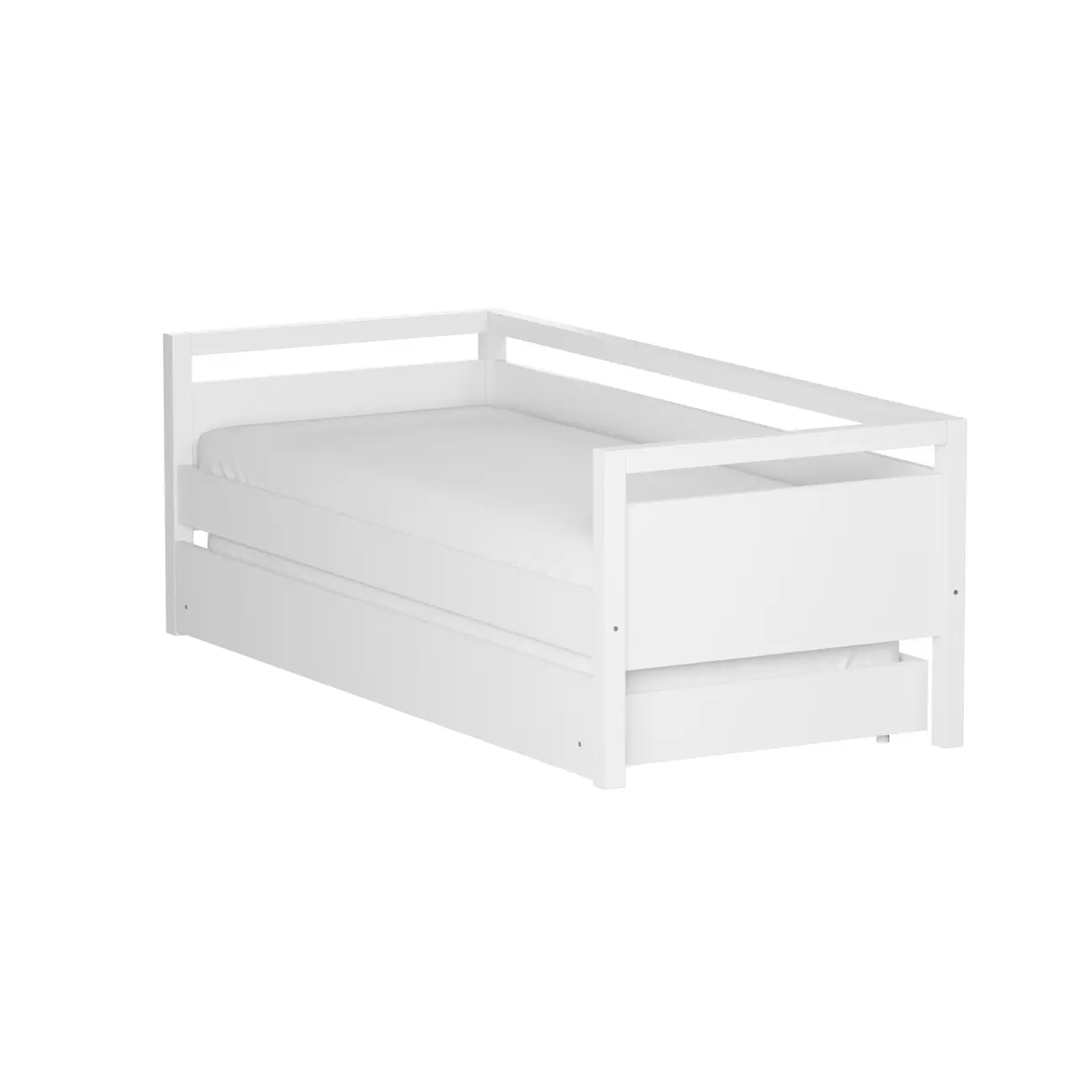 CAMA/SOFÁ 78 C/CAMA INFERIOR TINTO PLAN - BRANCO/BRANCO - Foto 4