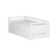CAMA/SOFÁ 78 C/CAMA INFERIOR TINTO PLAN - BRANCO/BRANCO - Foto 4