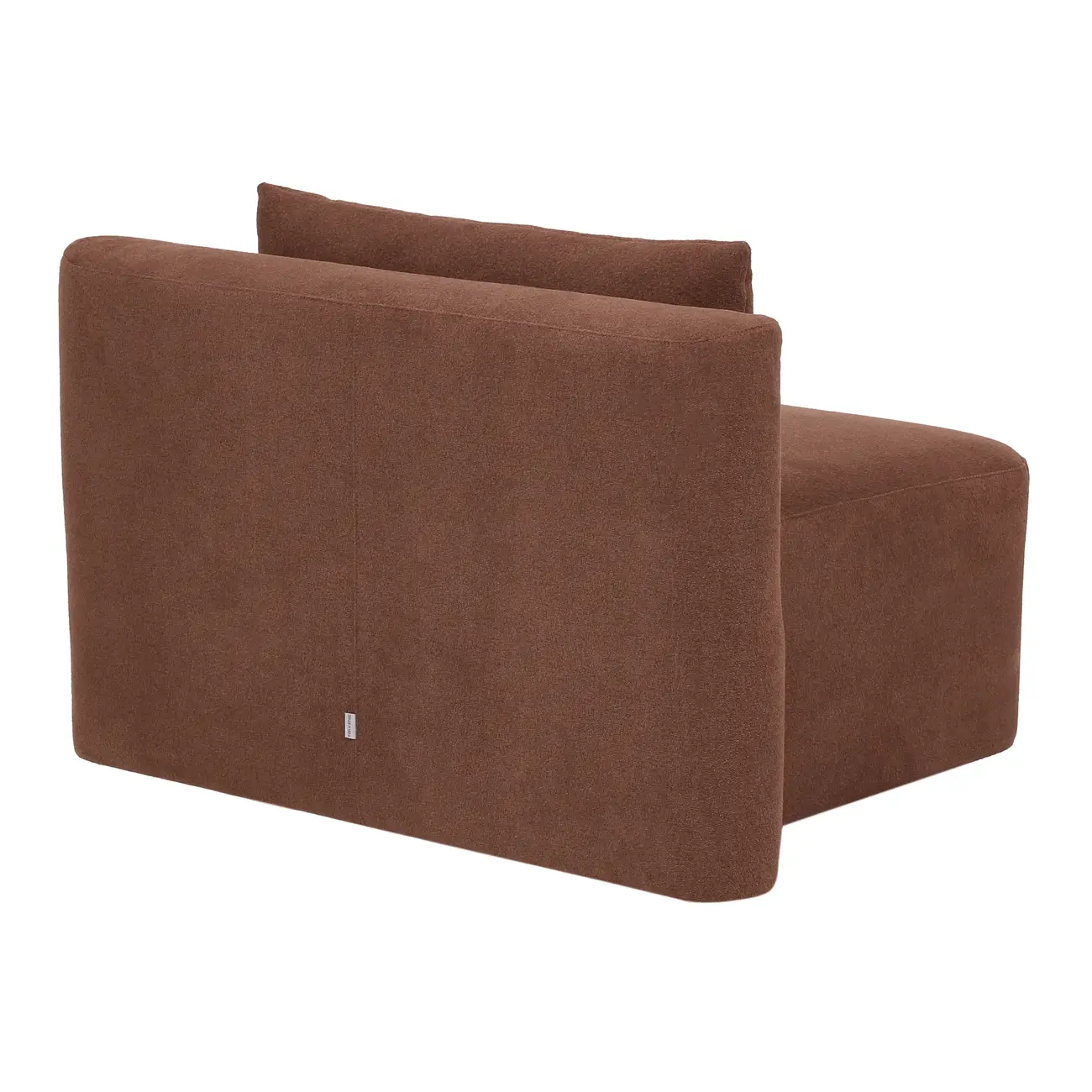 MÓDULO SOFÁ 1 LUGAR ASSENTO 75 CM SHIRO - RUBY MOCHA - Foto 4