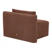 MÓDULO SOFÁ 1 LUGAR ASSENTO 75 CM SHIRO - RUBY MOCHA - Foto 4