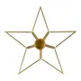 CASTIÇAL ESTRELA FINE FESTIVITY - INCOLOR/OURO - Foto 2
