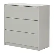 CÔMODA 3 GAVETAS 80 CM X 38 CM CLEAR - FLANDRES - Foto 2