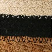 CESTO COM ALÇA 18 CM X 20 CM X 20 CM MOKKA - FIBRA CLARA/PRETO - Foto 7