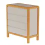 CÔMODA 4 GAVETAS 90 CM X 45 CM KANT - CAMELO/AMÊNDOA - Foto 18