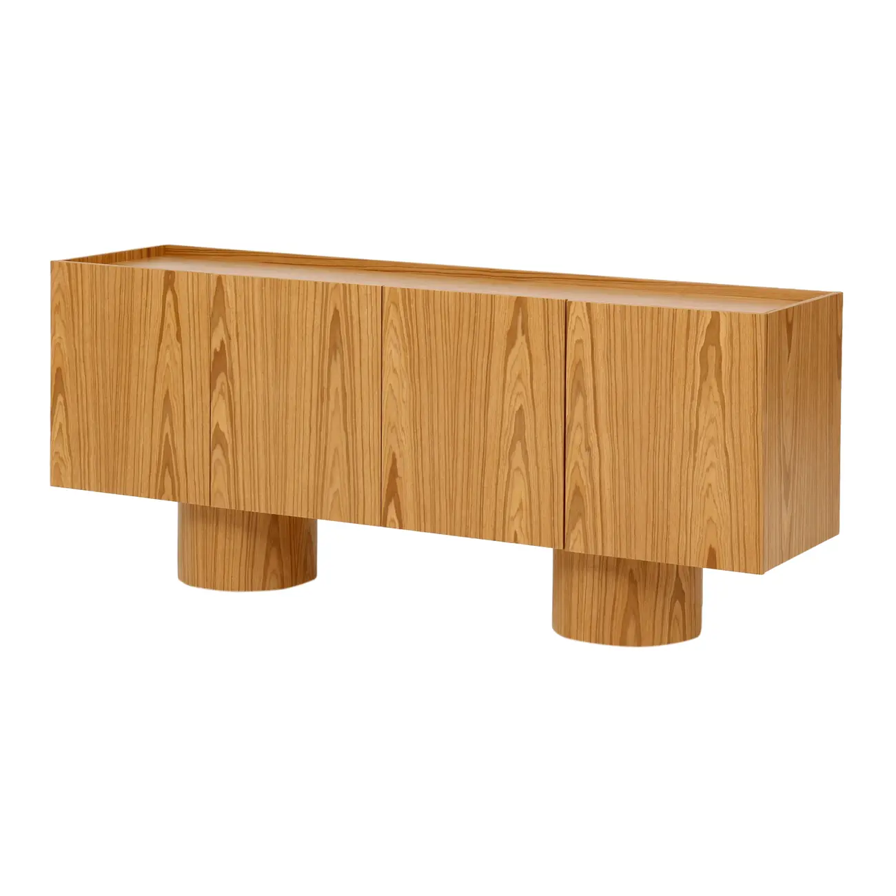 BUFFET 4 PORTAS 1,80 M X 47 CM ALLURE - FREIJÓ/FREIJÓ - Foto 2