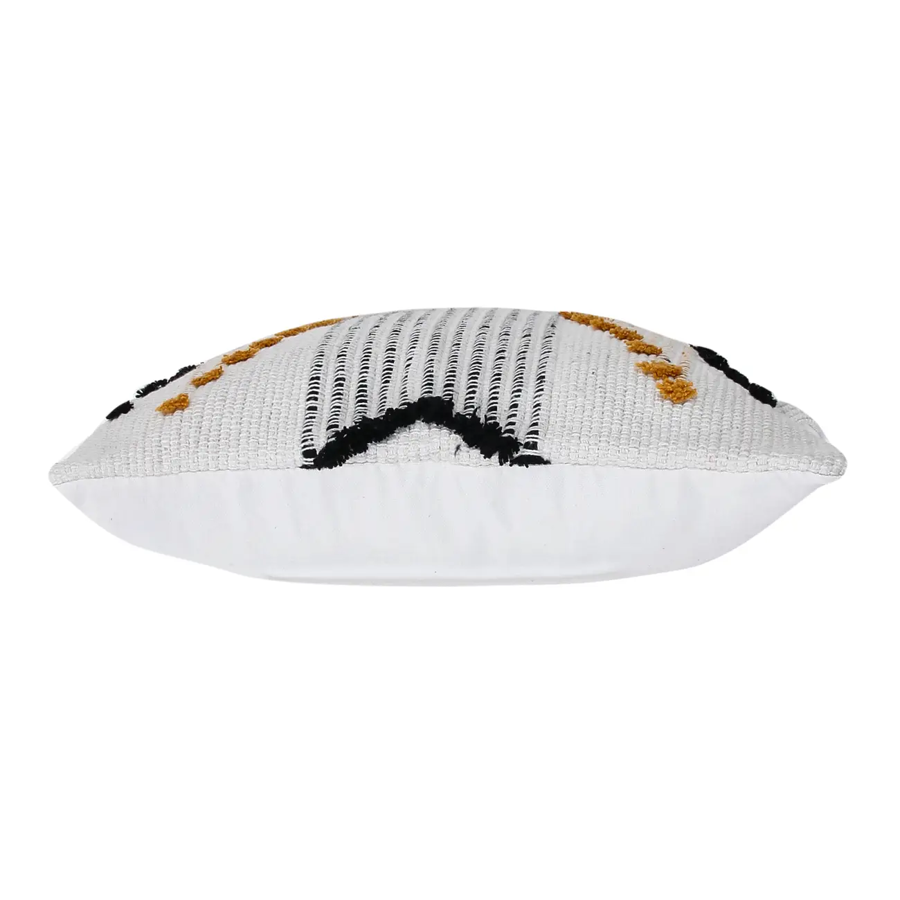 CAPA PARA ALMOFADA 45 CM X 45 CM BAMBARA - NATURAL/ZAFFRON - Foto 2