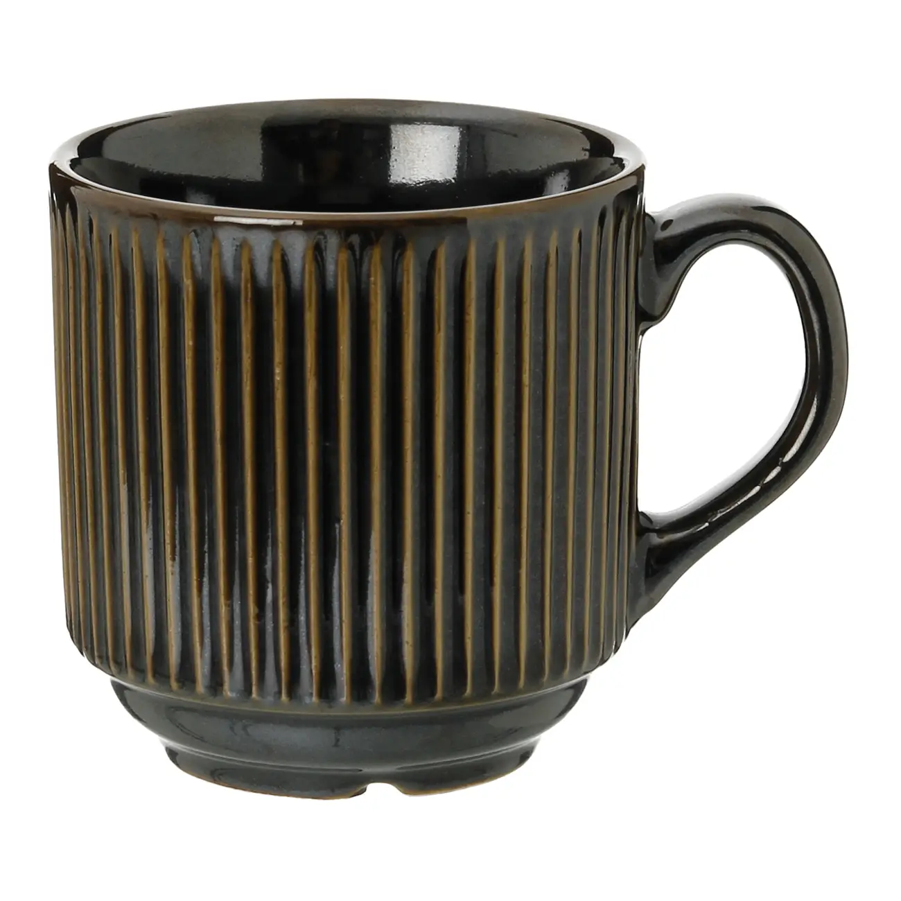 CANECA 270 ML STAL - PRETO/CAQUI - Foto 1