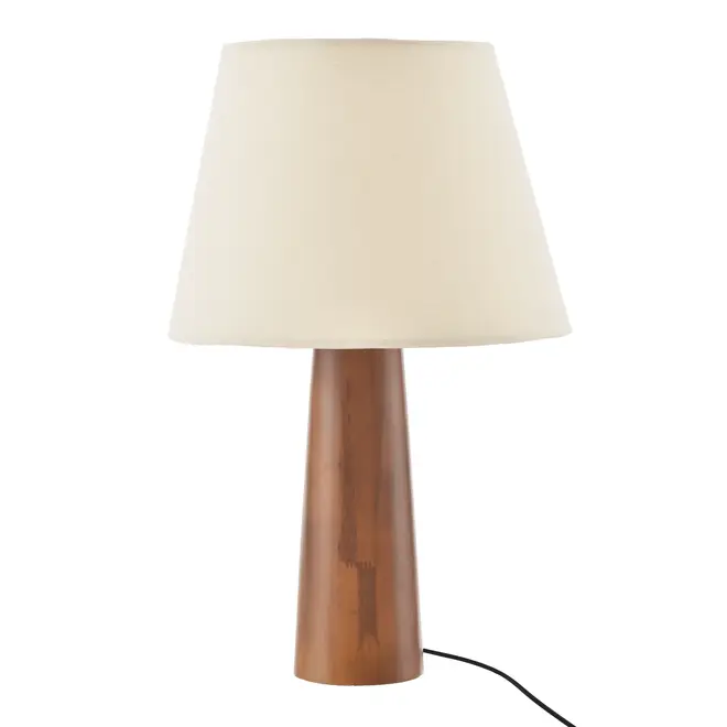 LUMINÁRIA DE MESA MASSIV C/CUP Z - NOZES/NATURAL - Foto 1