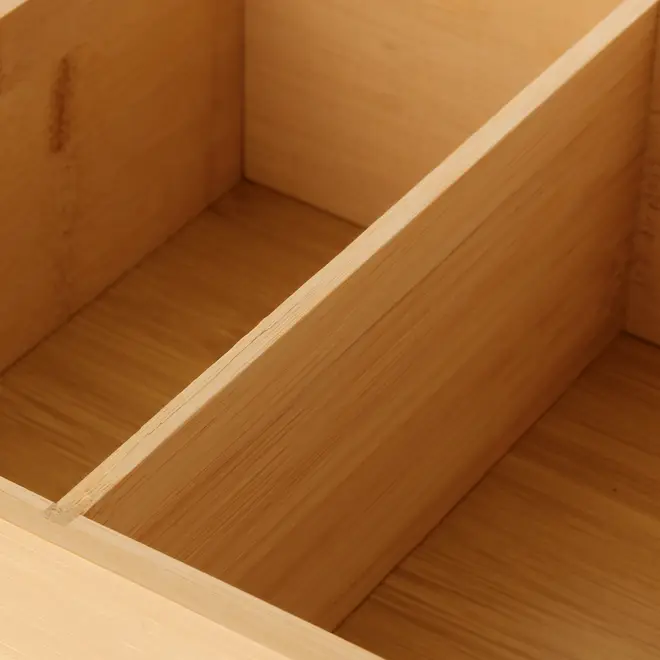 ORGANIZADOR 20 CM X 30 CM COM 3 DIVISÓRIAS BAMBOO - BAMBU - Foto 6