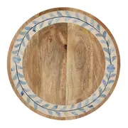CENTRO DE MESA 30 CM ALFAMA - AZUL/BRANCO - Foto 1