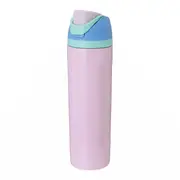 GARRAFA TÉRMICA 630 ML GLUP - ROSA CLARO/MULTICOR - Foto 2