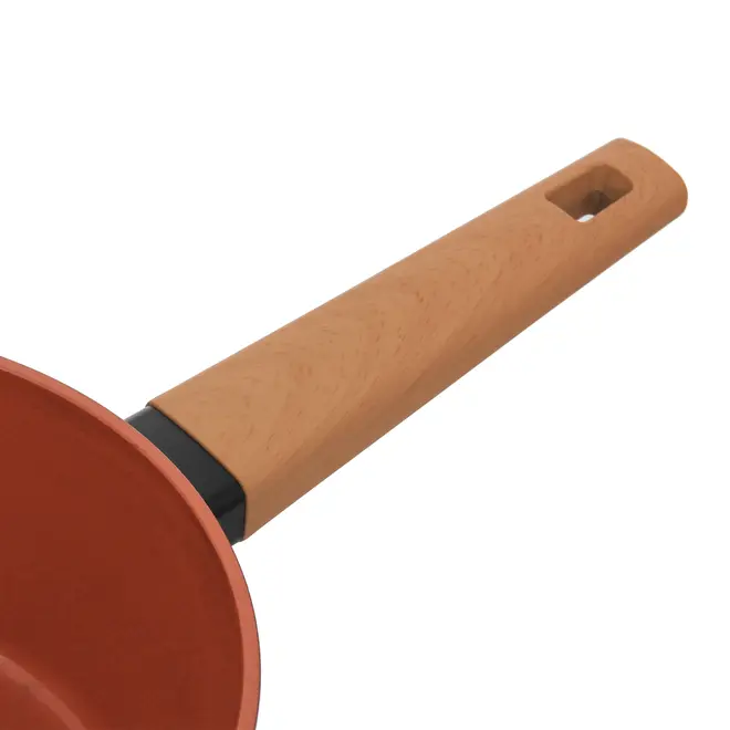 PANELA INDUÇÃO 21 CM NORMA - TERRACOTA/PRETO - Foto 9