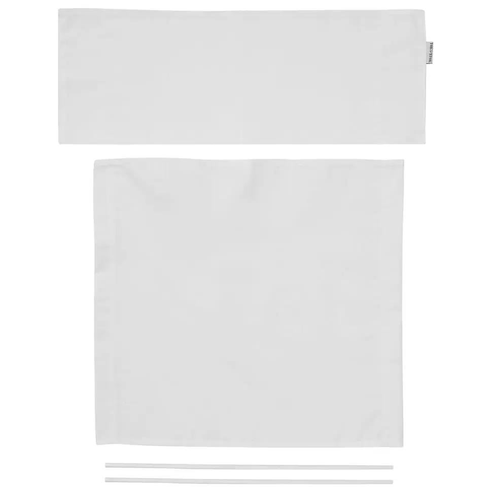 ASSENTO E ENCOSTO PARA ESTRUTURA DE CADEIRA LEME - BRANCO - Foto 1