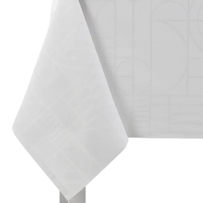 TOALHA MESA 1,60 M X 3,50 M ARC FINERY - BRANCO - Foto 4