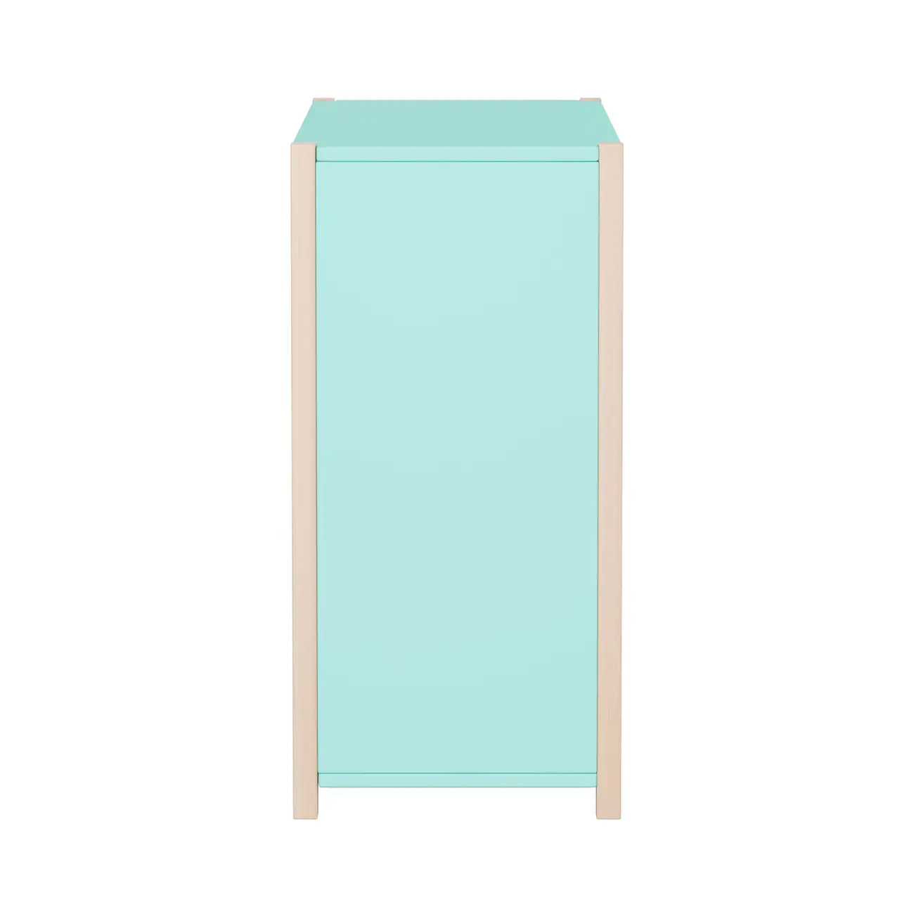 CÔMODA 4 GAVETAS/1 PORTA 1,07 M X 42 CM PIN PLAY - NATURAL WASHED/MENTA - Foto 20