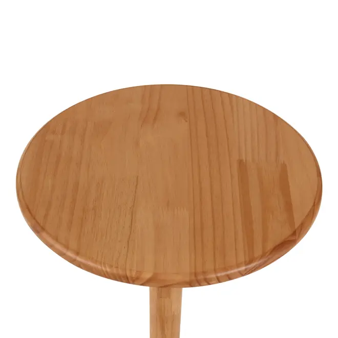 MESA LATERAL ALTA REDONDA 40 CM LAGOA - AMÊNDOA - Foto 4