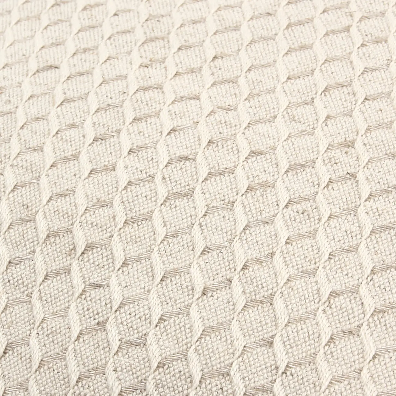 CAPA ALMOFADA 43 CM X 43 CM HÉRAULT - NATURAL - Foto 4
