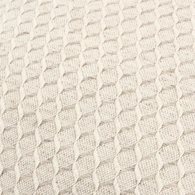 CAPA ALMOFADA 43 CM X 43 CM HÉRAULT - NATURAL - Foto 4