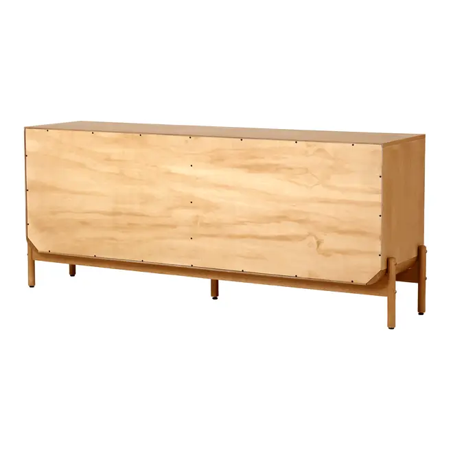 BUFFET 4 PORTAS 1,87 M X 45 CM ANTÚRIO - MACCHIATO/RODONITA - Foto 7