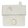ADORNO CASA DOURADA 8 CM CELEBRATION - OFF WHITE/OURO - Foto 2