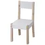 CADEIRA INFANTIL PIN PLAY - NATURAL WASHED/BRANCO - Foto 1