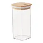 POTE HERMÉTICO 340 ML BAMBUCCI - INCOLOR/BAMBU - Foto 2