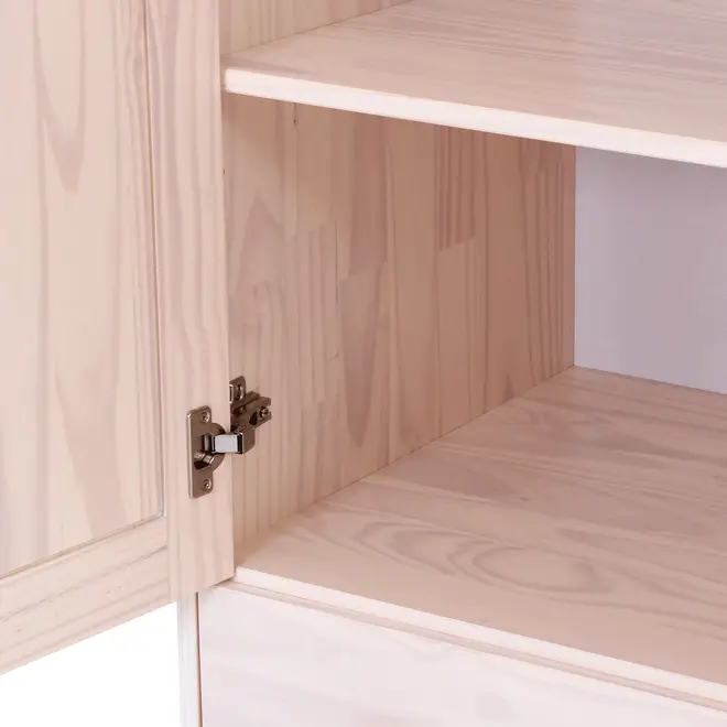 GUARDA-ROUPA DE SOLTEIRO 2 PORTAS/1 GAVETA TIMBER - BRANCO LAVADO - Foto 13
