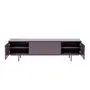 RACK 2 PORTAS/2 GAVETAS 1,80 M X 42 CM THE FOLD - RUBY MOCHA/RUBY MOCHA - Foto 4