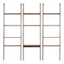 ESTANTE/ESCRIV 2,58 M X 2,41 M LIBRERIA - NOZES/PRETO - Foto 1