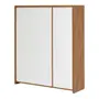 ARMÁRIO PARA ESCRITÓRIO ALTO 1 PORTA BOSS - OAK TAMMI/BRANCO - Foto 6