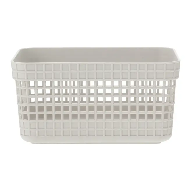 CESTO 10 CM X 20 CM X 14 CM GRID - OFF WHITE - Foto 2