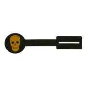 MARCADOR DE TAÇAS CONJUNTO COM 6 PEÇAS CAVEIRA - PRETO/MULTICOR - Foto 12