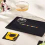 BAR MAT 28 CM X 19 CM CAVEIRA - PRETO/MULTICOR - Foto 5