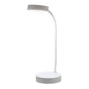 LUMINÁRIA DE MESA LED RECARREGÁVEL PUCK - BRANCO - Foto 5