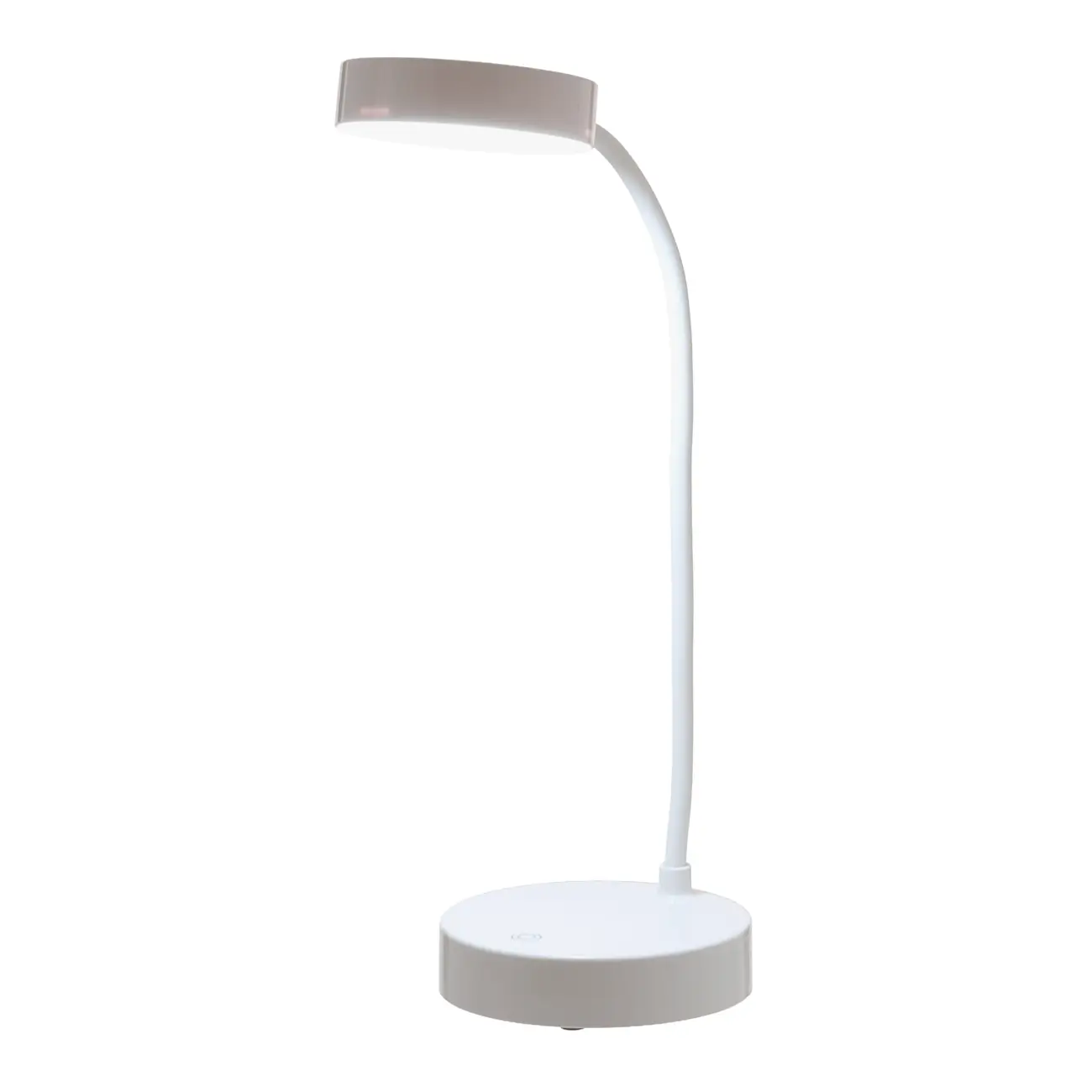 LUMINÁRIA DE MESA LED RECARREGÁVEL PUCK - BRANCO - Foto 5