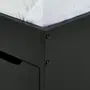 CAMA DE SOLTEIRO ALTA COM 2 GAVETAS 88 CM JOKER - PRETO - Foto 10
