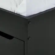 CAMA DE SOLTEIRO ALTA COM 2 GAVETAS 88 CM JOKER - PRETO - Foto 10