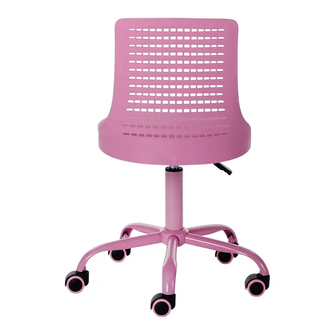CADEIRA HOME OFFICE TEEN CHICLETE - ROSA/ROSA - Foto 5