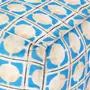 PUFF 45 CM X 45 CM SAUDADE TROPICAL AZULEJOS - AZUL HISTÓRICO/MULTICOR - Foto 3